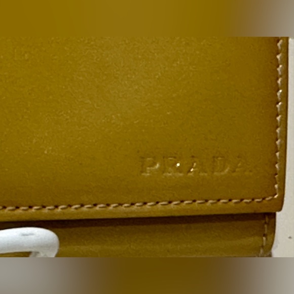 Prada Rubino (Gold) Madras Long Wallet *please read* - Picture 2 of 12